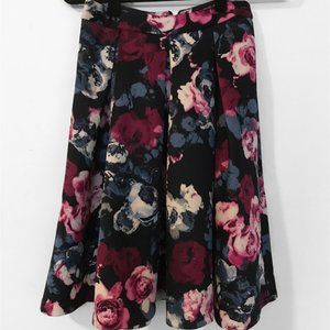 Aqua Pleated Scuba Skirt